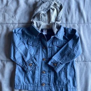 Baby Gap button-front hooded jacket
